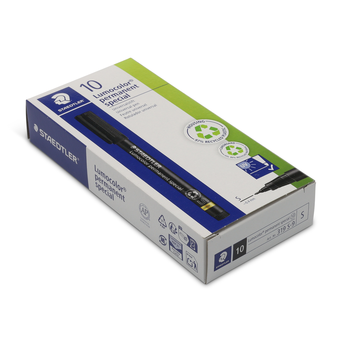 ST-6002 Stift permanent zwart S