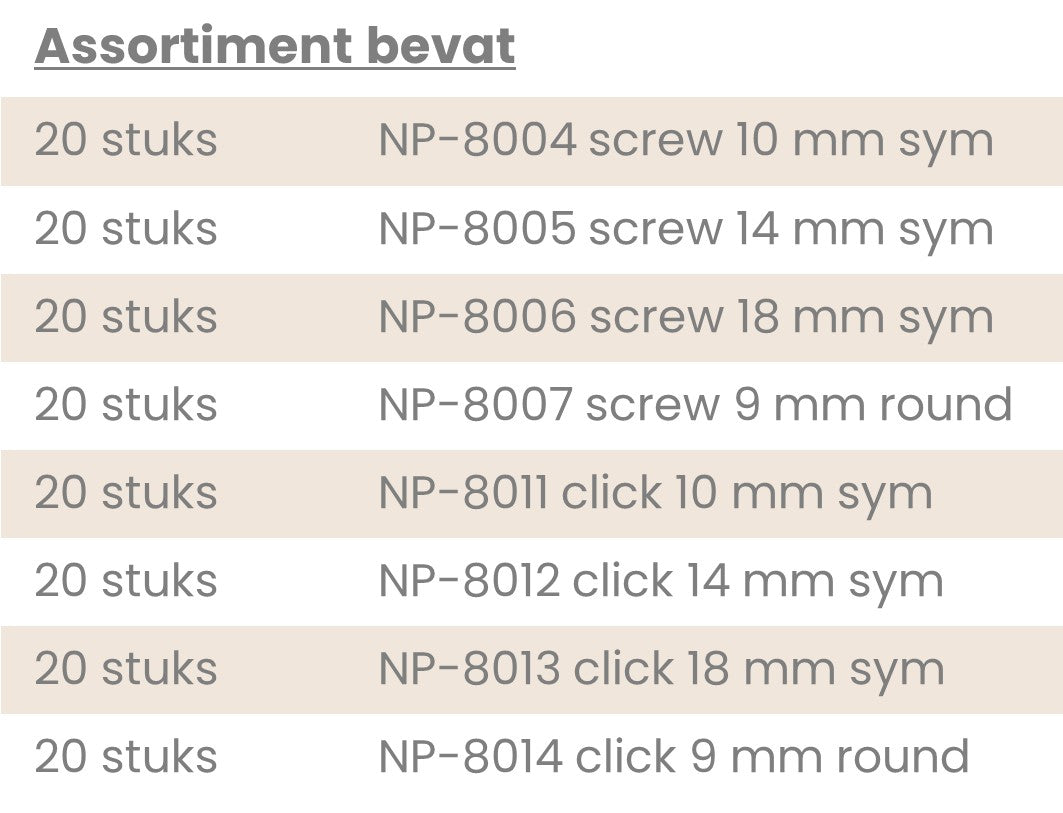 AS-8001 symmetrisch EverClear siliconen neuspads