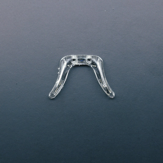 NB-8002 Siliconen neusbrug 26 x 17 mm zilver