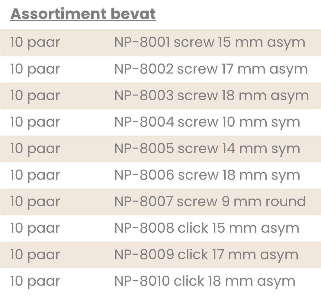 AS-8005 EverClear siliconen neuspads