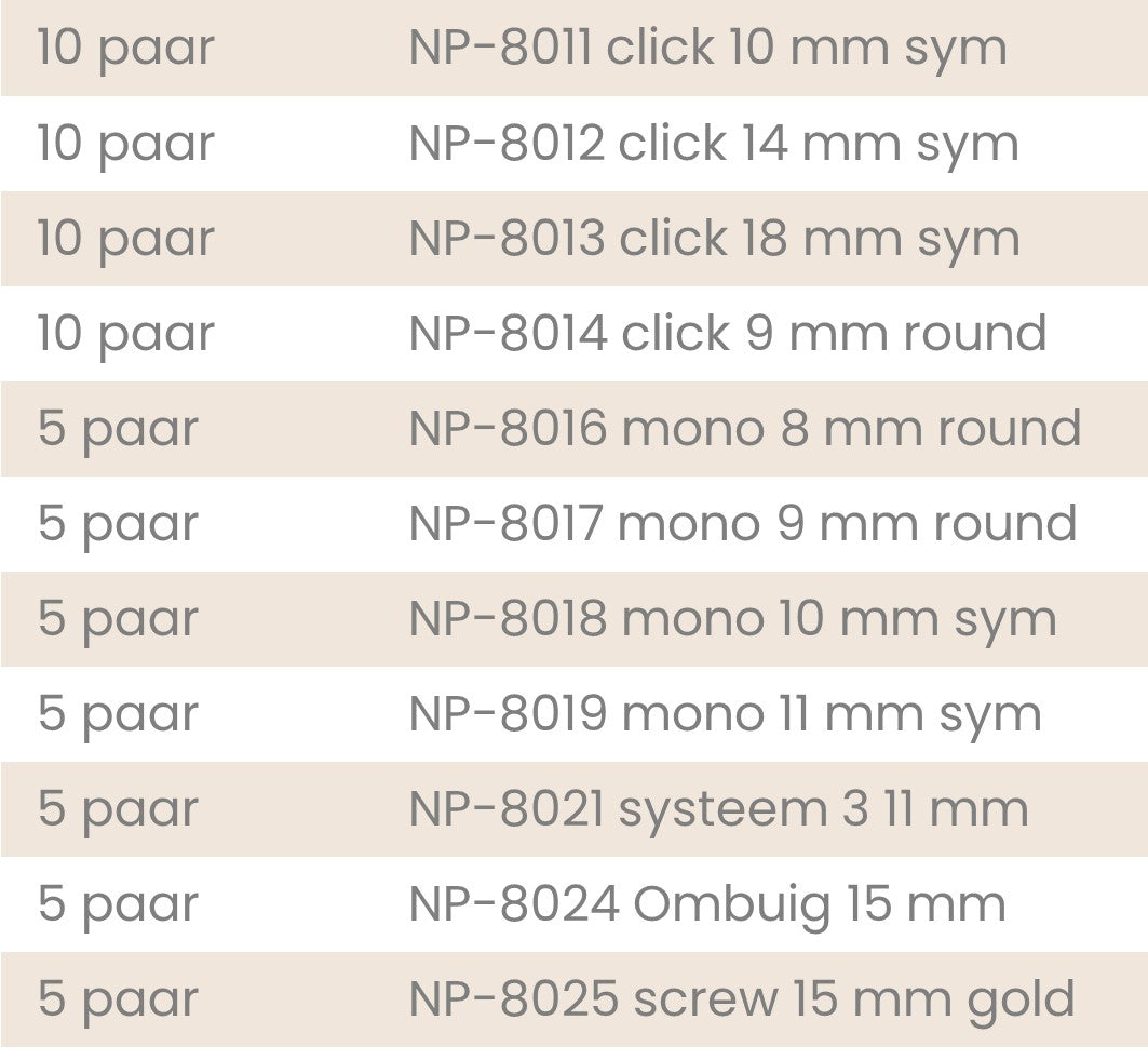 AS-8005 EverClear siliconen neuspads